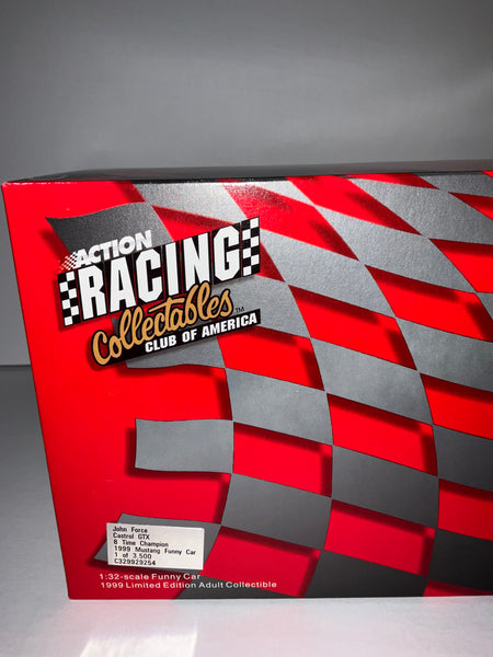 JOHN FORCE 1999 CASTROL GTX 8x CHAMPION 1:32 NHRA DICAST FUNNY CAR - RACING COLLECTABLES CLUB OF AMERICA