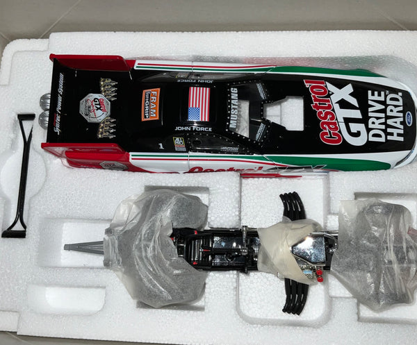 JOHN FORCE 1999 CASTROL GTX 8x CHAMPION 1:32 NHRA DICAST FUNNY CAR - RACING COLLECTABLES CLUB OF AMERICA