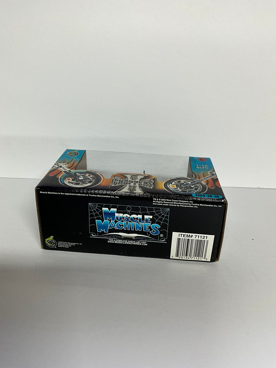 2003 JESSE JAMES CHERRY CFL WEST COAST CHOPPERS 1:18 DIECAST