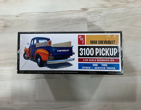 1950 CHEVROLET 3100 PICKUP PLASTIC MODEL KIT 1:25 - AMT