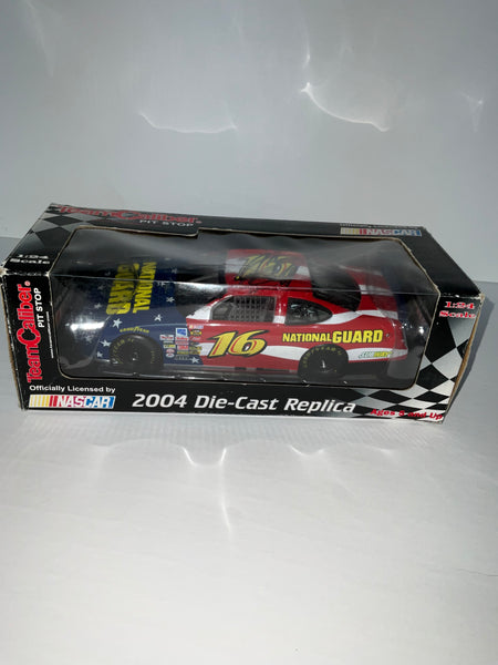GREG BIFFLE 2006 NATIONAL GUARD AUTOGRAPHED 1:24 NASCAR DIECAST - Team Caliber