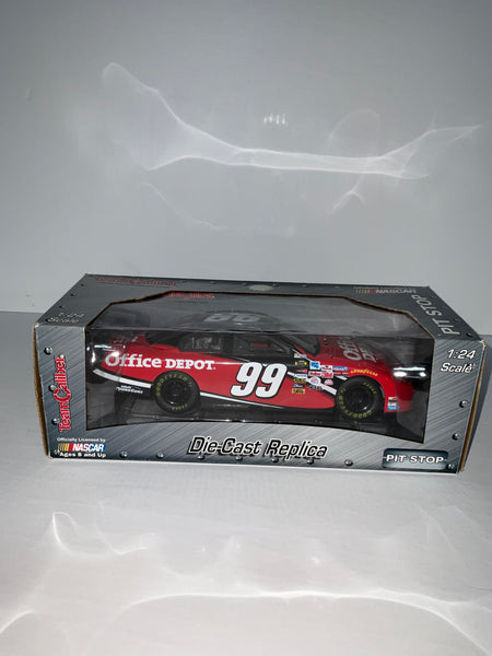 CARL EDWARDS 2006 OFFICE DEPOT AUTOGRAPHED 1:24 NASCAR DIECAST - Team Caliber
