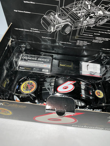 MARK MARTIN and JACK ROUSH2001 JR'S GARAGE AUTOGRAPHED 1:24 NASCAR DIECAST - Team Caliber Owner's Series