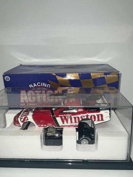 WHIT BAZEMORE 1998 WINSTON 1:24 NHRA AUTOGRAPHED DIECAST FUNNY CAR - Action Racing Collectables