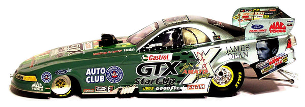 JOHN FORCE 2005 CASTROL GTX START-UP JAMES DEAN 50th ANNIVERSARY 1:24 FUNNY CAR NHRA DIECAST