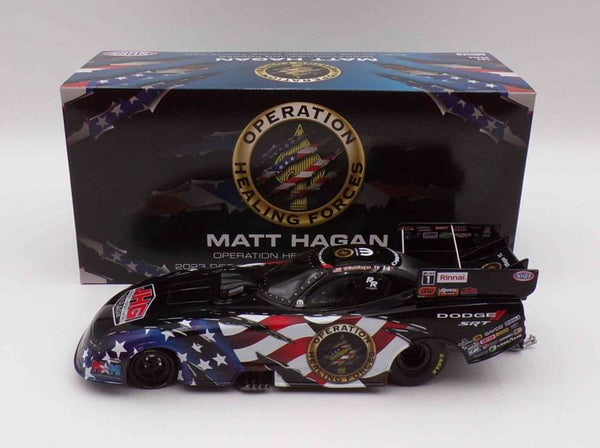 MATT HAGAN 2023 OPERATION HEALING FUNNY CAR 1:24 NHRA DIECAST - Auto World
