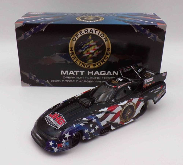 MATT HAGAN 2023 OPERATION HEALING FUNNY CAR 1:24 NHRA DIECAST - Auto World