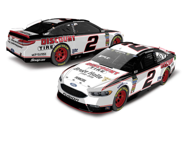 BRAD KESELOWSKI 2018 DISCOUNT TIRE/BRUCE HALLE TRIBUTE 1:24 NASCAR DIECAST - Action Racing Collectables