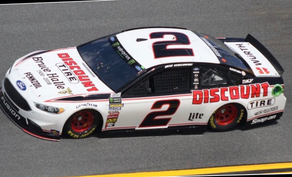 BRAD KESELOWSKI 2018 DISCOUNT TIRE/BRUCE HALLE TRIBUTE 1:24 NASCAR DIECAST - Action Racing Collectables