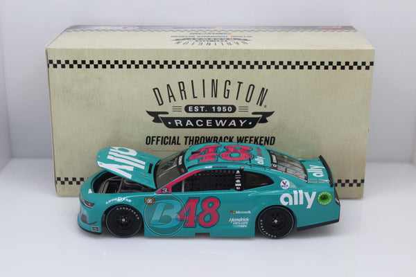 ALEX BOWMAN 2021 ALLY DARLINGTON THROWBACK 1:24 NASCAR DIECAST -  Lionel Racing