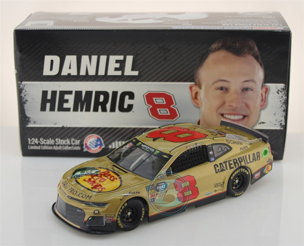 DANIEL HEMRIC 2019 BASS PRO CATERPILLAR RCR 50TH ANNIVERSARY 1:24 NASCAR DIECAST - Action Racing Collectables