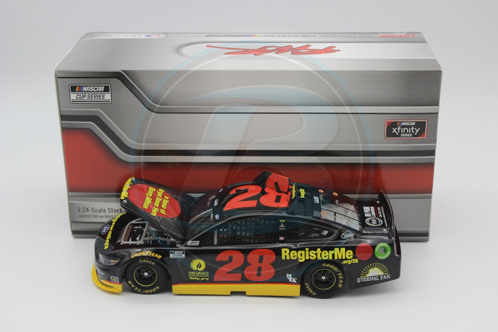 JOEY GASE 2021 REGISTERME.ORG DAVEY ALLISON TRIBUTE 1 24 NASCAR