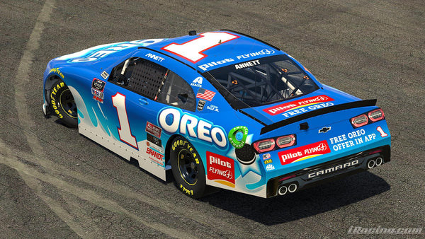 MICHAEL ANNETT 2020 OREO DARLINGTON THROWBACK 1:24 NASCAR DIECAST - Lionel Racing