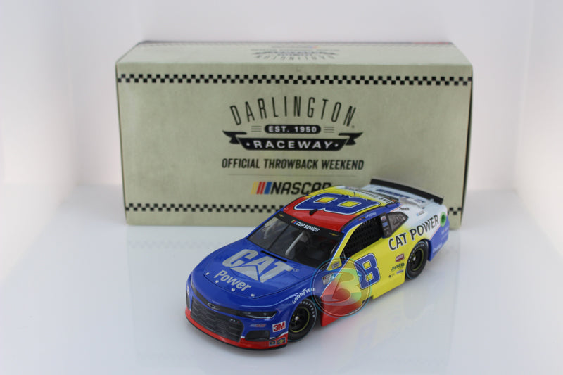 TYLER REDDICK 2020 CAT POWER DARLINGTON THROWBACK 1:24 NASCAR DIECAST ...