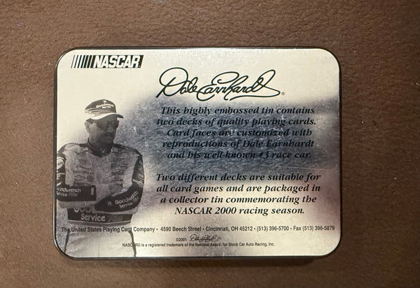 DALE EARNHARDT SR PLAYING CARDS IN COLLECTORS TIN - Playing Card Company