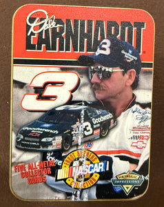 DALE EARNHARDT Metallic Impressions Front Runners 5 Metal Collectors Cards