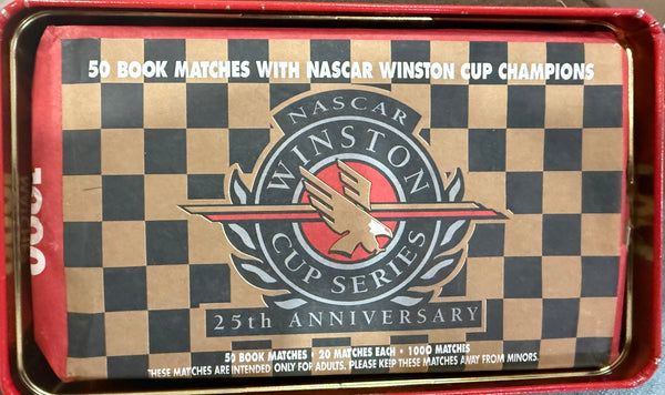 WINSTON CUP SERIES 25th ANNIVERSARY MATCHES IN COLLECTORS TIN