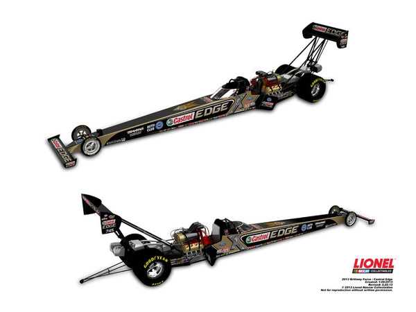 BRITTANY FORCE 2013 CASTROL EDGE 1:24 DRAGSTER NHRA DIECAST