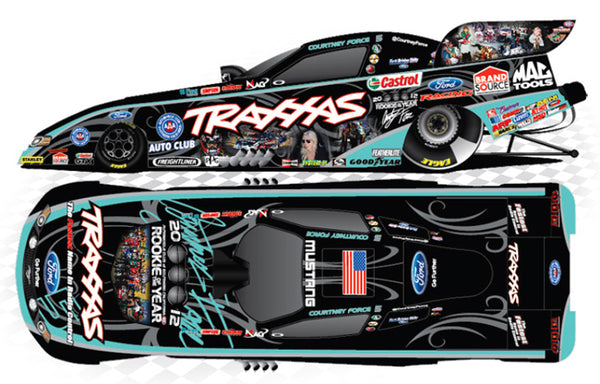 COURTNEY FORCE 2013 TRAXXAS 2012 ROOKIE OF THE YEAR 1:24 DRAGSTER NHRA DIECAST