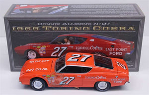 DONNIE ALLISON TORINO COBRA 1969 TORINO COBRA 1:24 NASCAR DIECAST AUTOGRAPHED - University of Racing Legends