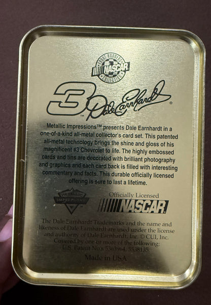 DALE EARNHARDT Metallic Impressions Front Runners 5 Metal Collectors Cards