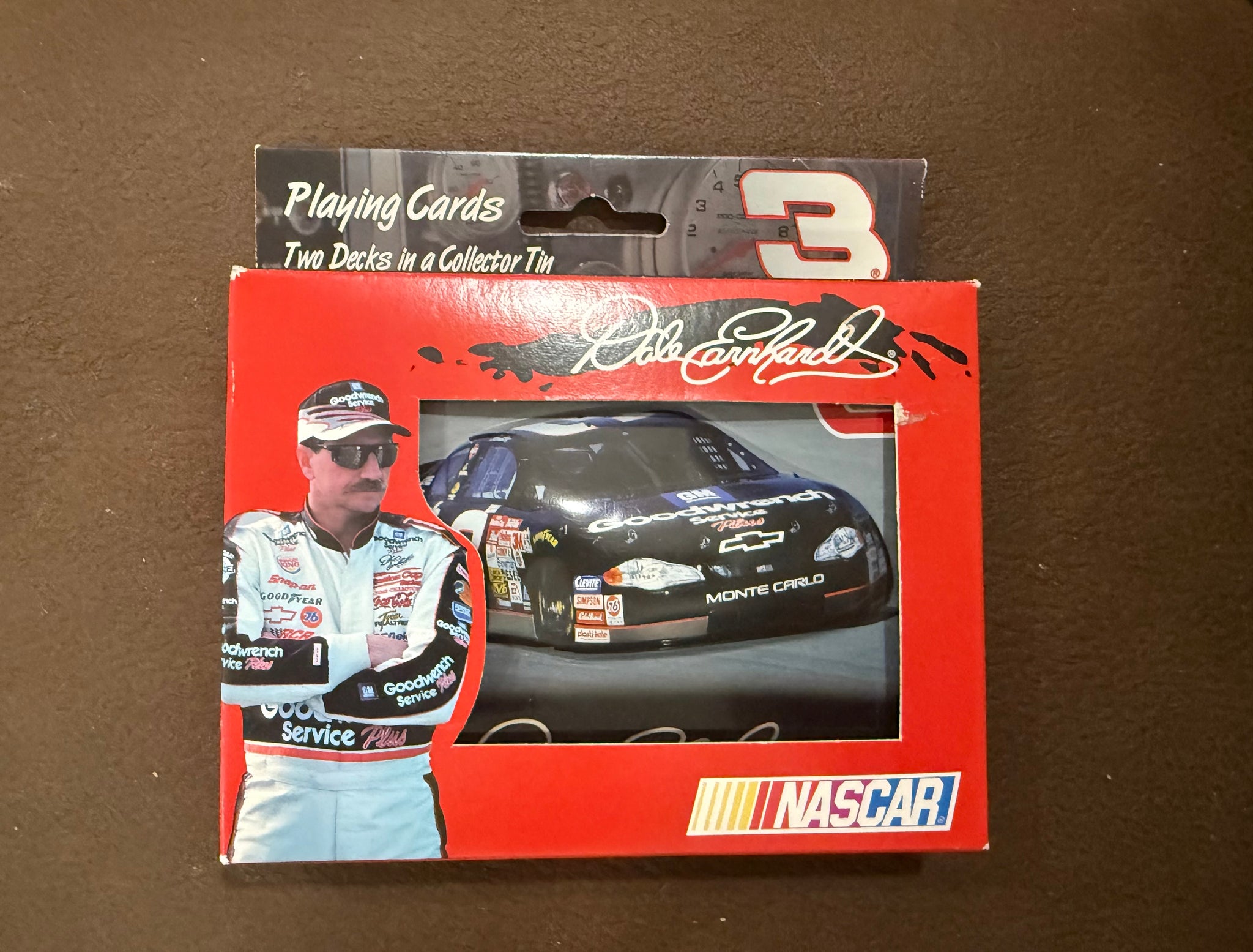 DALE EARNHARDT SR PLAYING CARDS IN COLLECTORS TIN - Playing Card Company