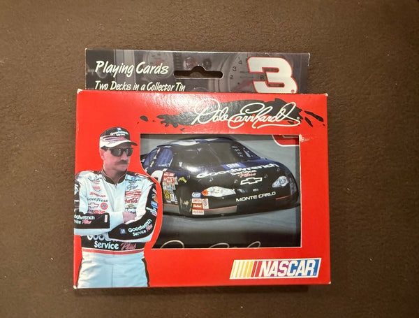 DALE EARNHARDT SR PLAYING CARDS IN COLLECTORS TIN - Playing Card Company