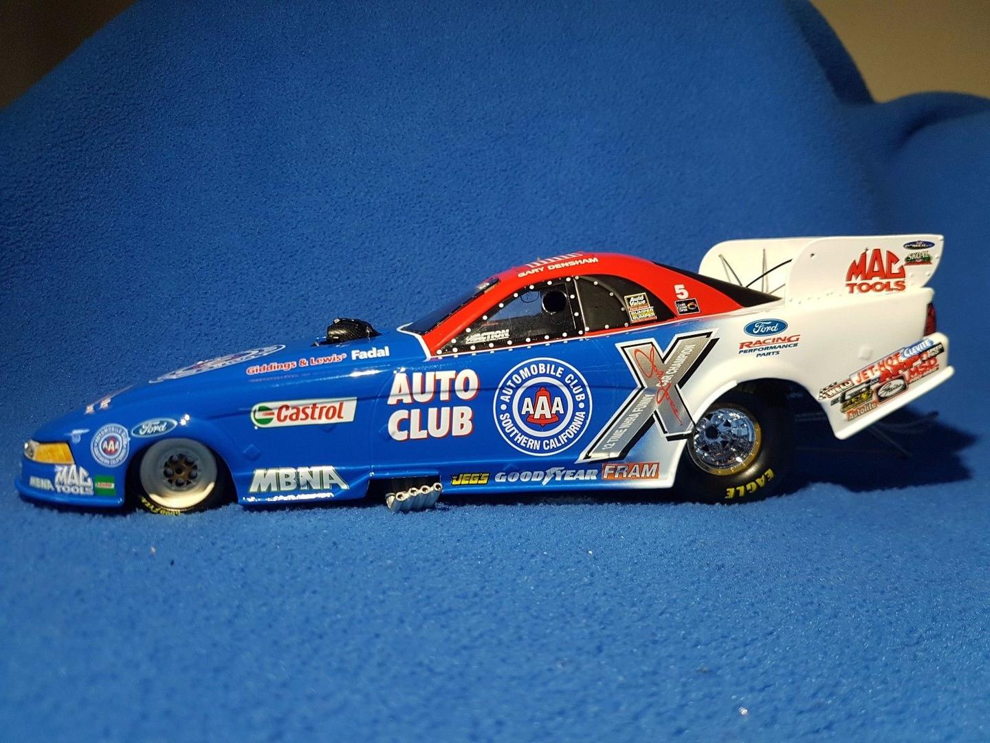 GARY DENSHAM 2004 AAA OF SOUTHERN CALIFORNIA 1:24 FUNNY CAR NHRA DIECAST - Action Racing Collectables