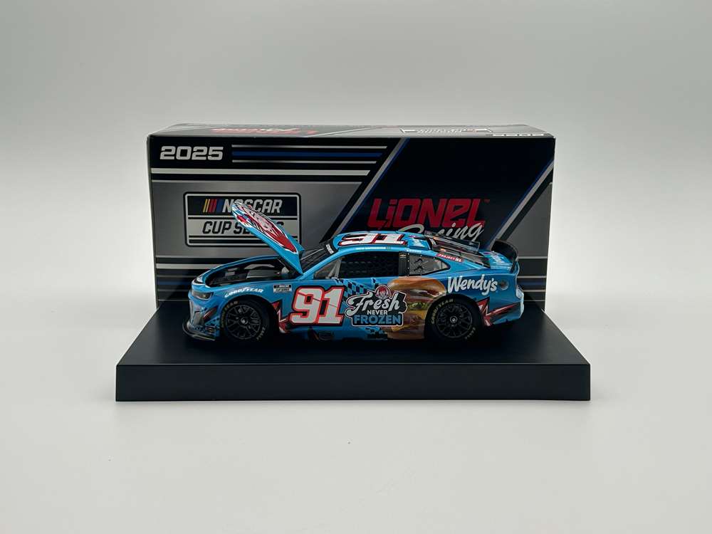 HELIO CASTRONEVES 2025 WENDY'S 1:24 NASCAR DIECAST - Action Racing Collectables