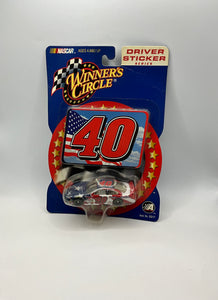 STERLING MARLIN 2002 PROUD TO BE AN AMERICAN 1/64 NASCAR DIECAST FROM WINNER'S CIRLCE DRIVER STICKER SERIES