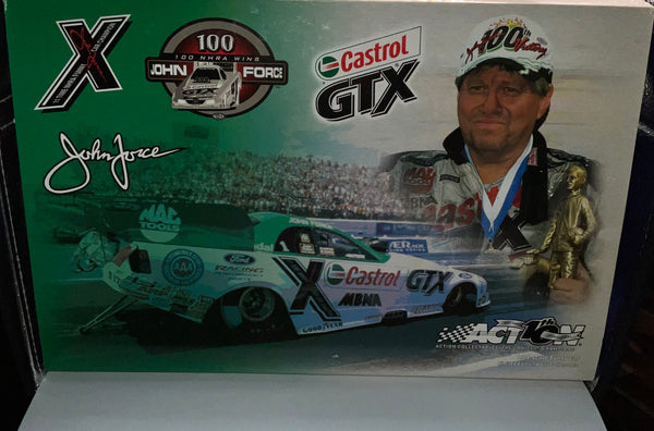 JOHN FORCE 2002 CASTROL GTX 100th WIN 1:24 NHRA FUNNY CAR