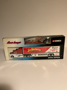 MIKE DUNN 1994 LA VICTORIA SALSA 1:64 DIECAST NHRA TRANSPORTER by Ertl