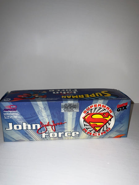 JOHN FORCE 1999 CASTROL/SUPERMAN GAS PUMP BANK by Action Racing Collectables