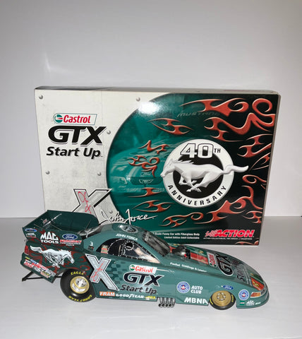 JOHN FORCE 2004 #3 GTX START UP 40th ANNIVERSARY 1:16 NHRA FIBERGLASS FUNNY CAR - Action Racing Collectables