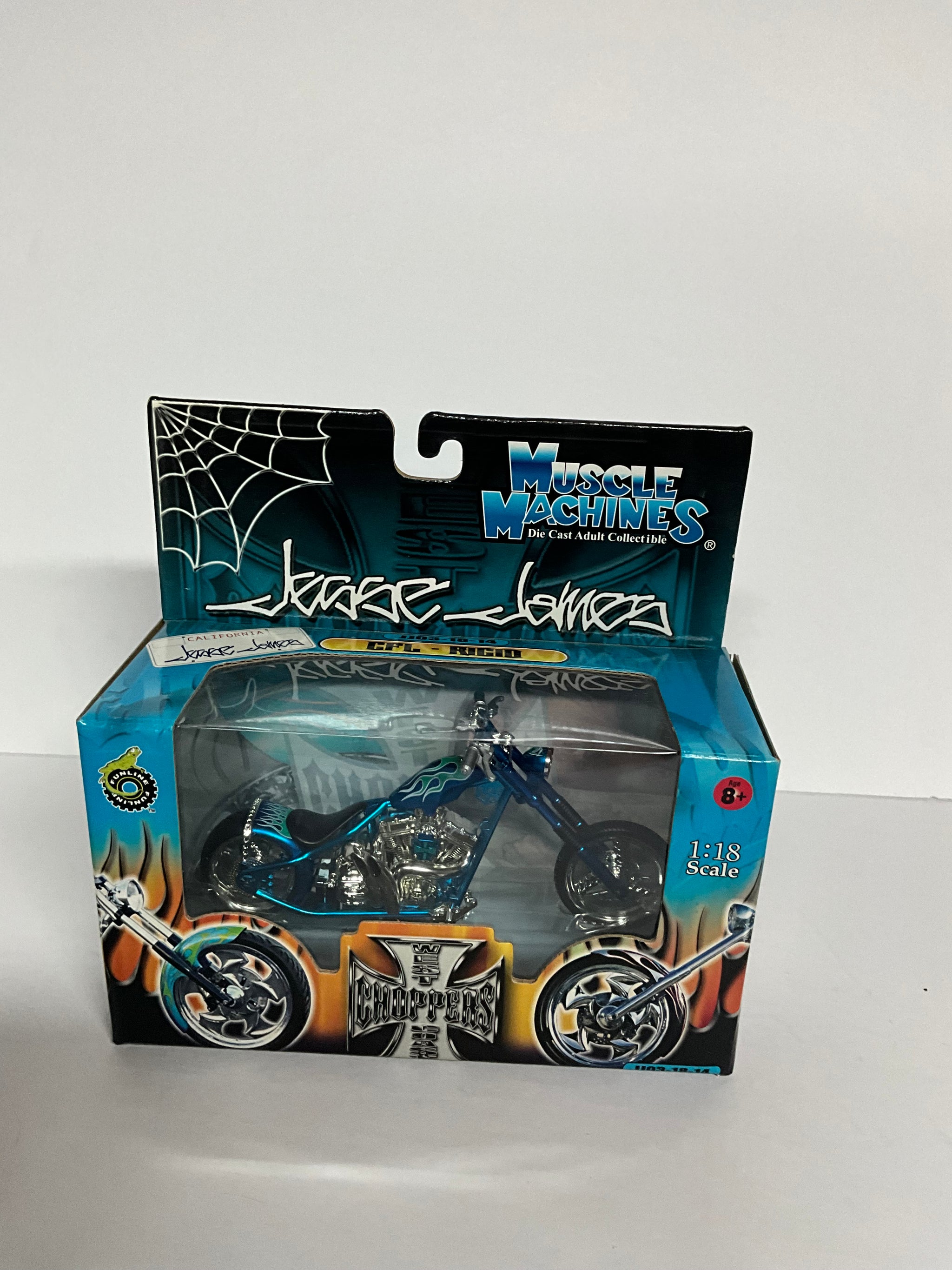 3点セット　WEST COAST CHOPPERS 1/18 ミニカー Muscle Machines 1:18 Scale Diecast & Toy Vehicles for sale