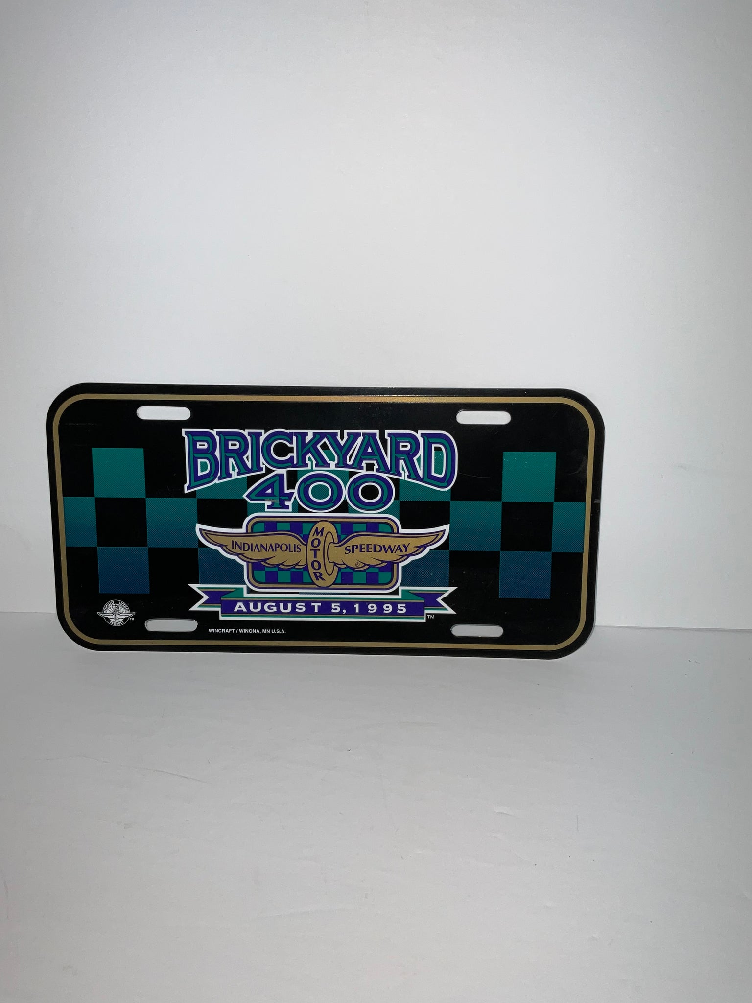 BRICKYARD 400 AUGUST 5, 1995 Car License Plate