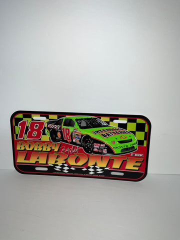BOBBY LABONTE #18 Interstate Battery Car License Plate