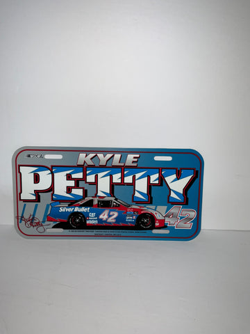 KYLE PETTY #42 Silver Bullet Car License Plate