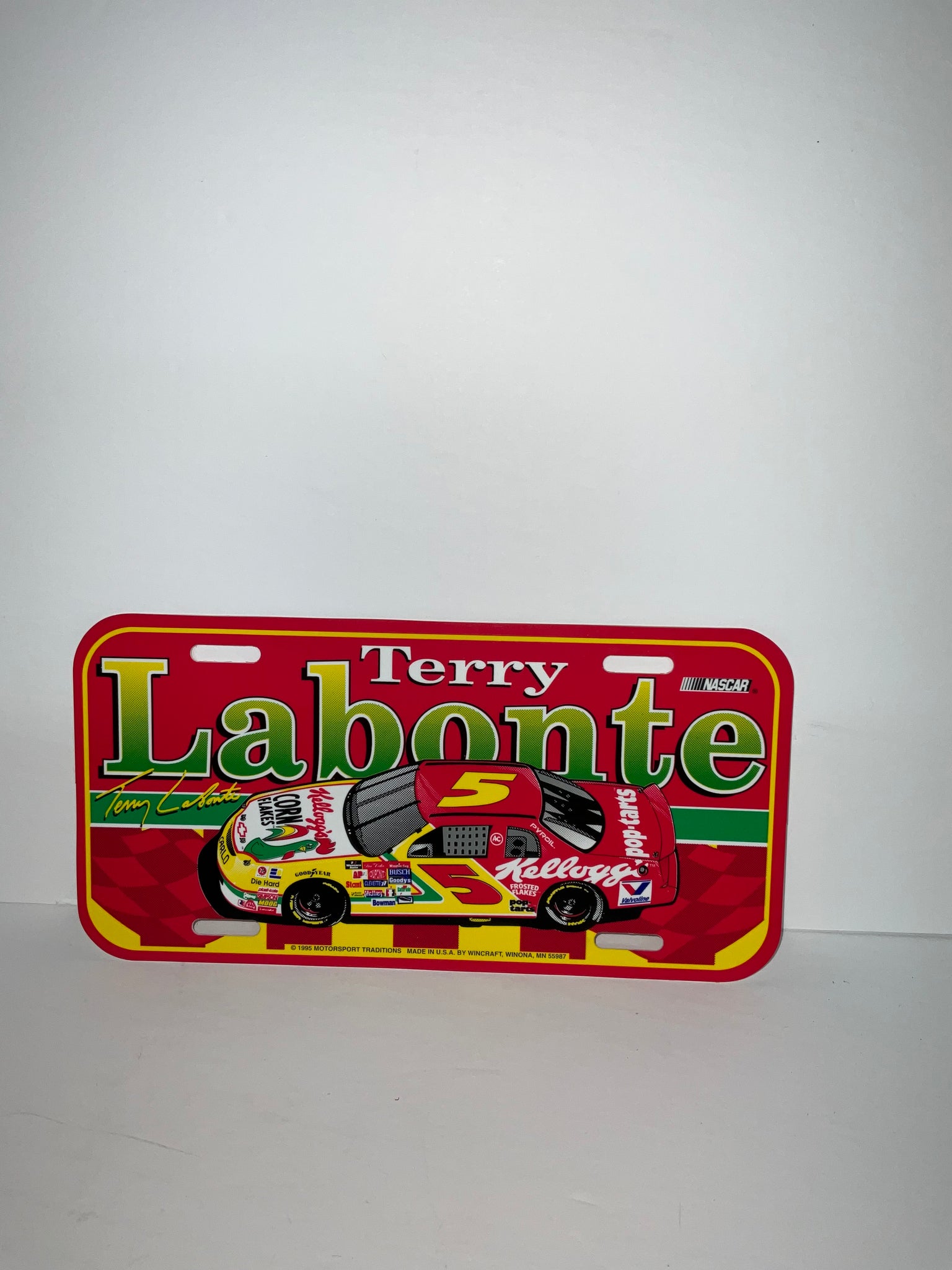 TERRY LABONTE #5 Kellogg's Car License Plate