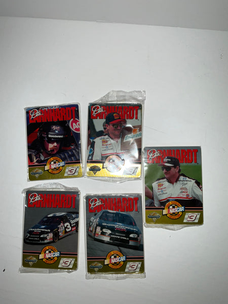 DALE EARNHARDT SR FIVE ALL METAL COLLECTORS CARDS - NASCAR