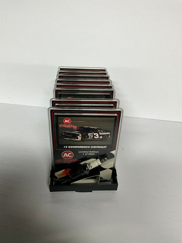 COLLECTABLE AC DELCO (8) SPARK PLUG AND RACE (8) CARD SET