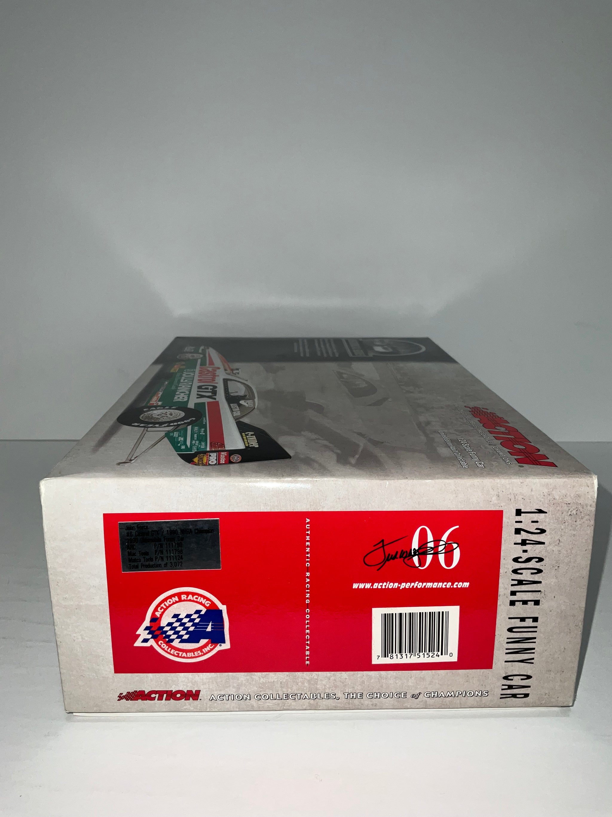 JOHN FORCE 1990 CASTROL GTX/JOLLY RANCHER 1990 NHRA CHAMPION 1:24