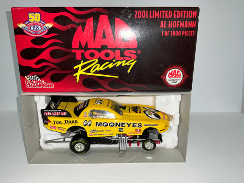 AL HOFMANN 2001 MOONEYES 1:24 NHRA FUNNY CAR - Racing Champions Mac Tools