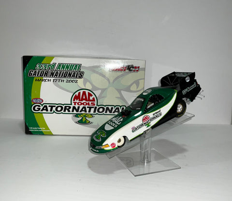 33rd ANNUAL GATORNATIONALS 2002 MUSTANG 1:24 NHRA FUNNY CAR - Mc Tools Action Collectables