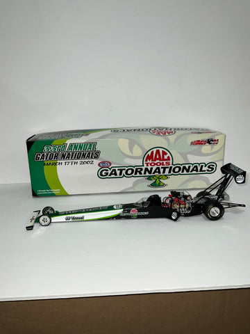 33RD ANNUAL GATORNATIONALS 2002 1:24 NHRA DIECAST DRAGSTER - Mac Tools and Action Racing Collectables