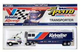JOE AMATO 1992 VALVOLINE RACING 1:64 DIECAST TRANSPORTER by Ertl