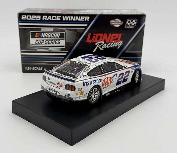 JOEY LOGANO 2025 AAA INSURANCE TEXAS 5/4/25 RACE WIN 1:24 NASCAR DIECAST