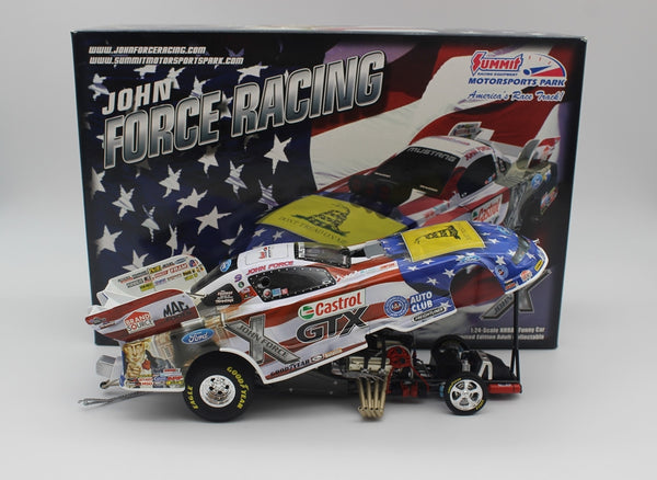 JOHN FORCE 2012 SUMMIT MOTORSPORTS PARK NORWALK/AMERICAN PRIDE 1:24 FUNNY CAR NHRA DIECAST