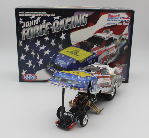 JOHN FORCE 2012 SUMMIT MOTORSPORTS PARK NORWALK/AMERICAN PRIDE 1:24 FUNNY CAR NHRA DIECAST