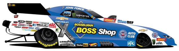 JOHN FORCE 2018 BOSS SHOP 1:24 NHRA DIECAST FUNNY CAR - Action Racing Collectables